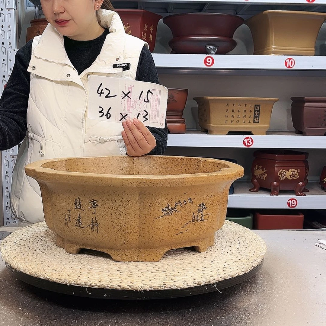 紫砂花盆紫砂花盆