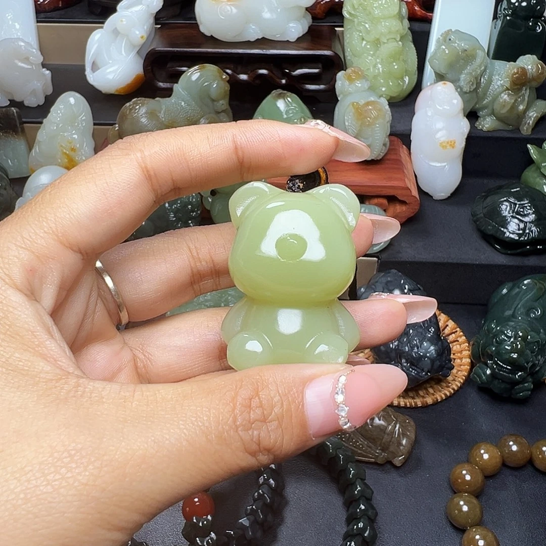 软玉未镶嵌挂件天然