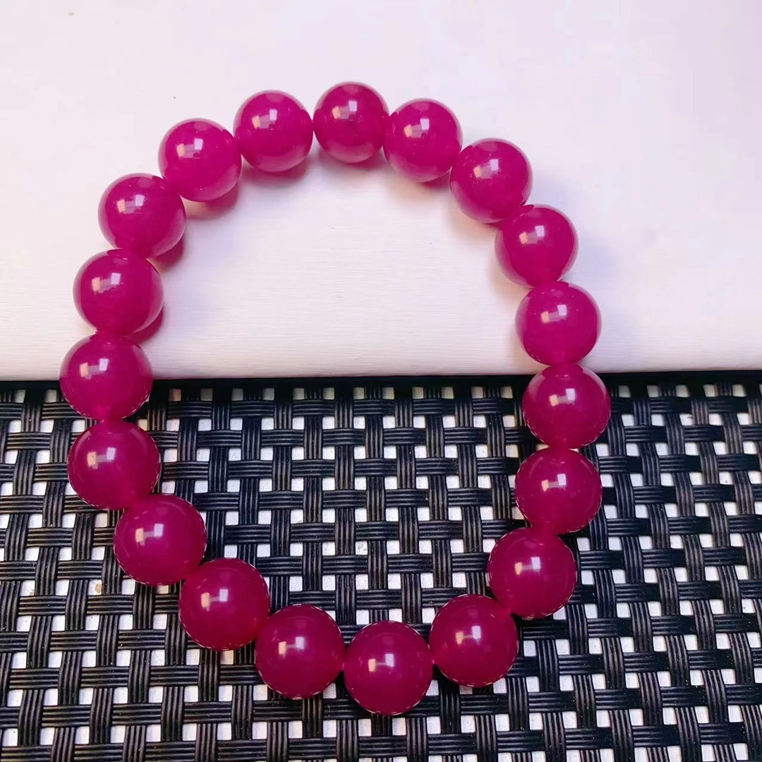 [小石]A106紫红系手链10M