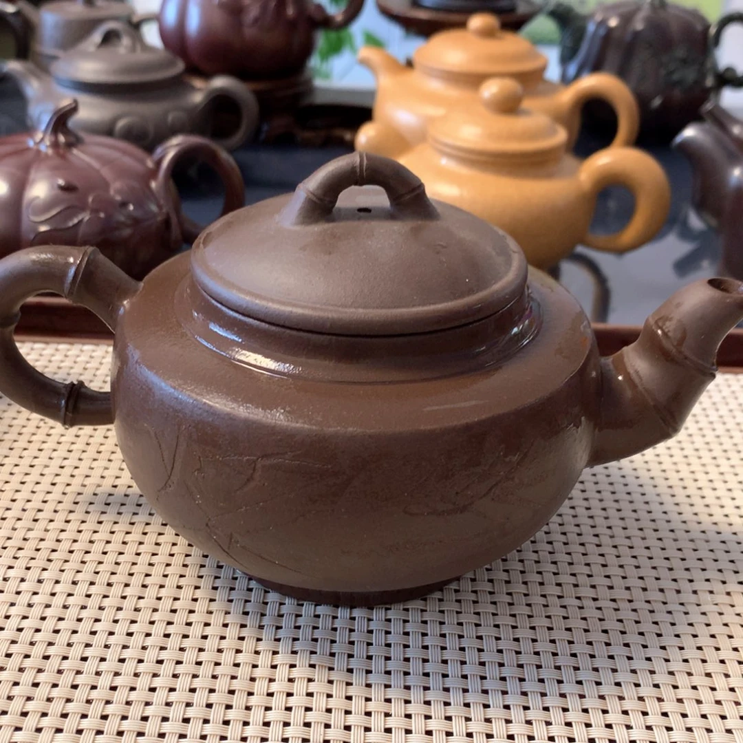 茶壶紫砂宜兴原矿紫泥cc