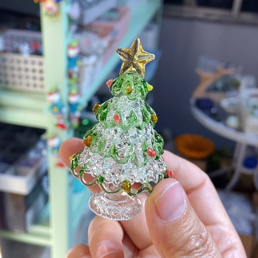 琉璃手工艺品圣诞树
