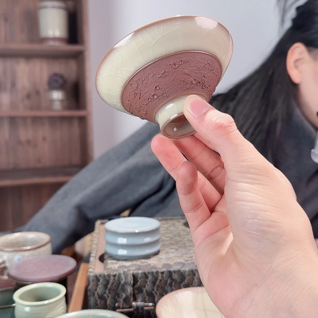 摆件瓷斗笠杯恒星