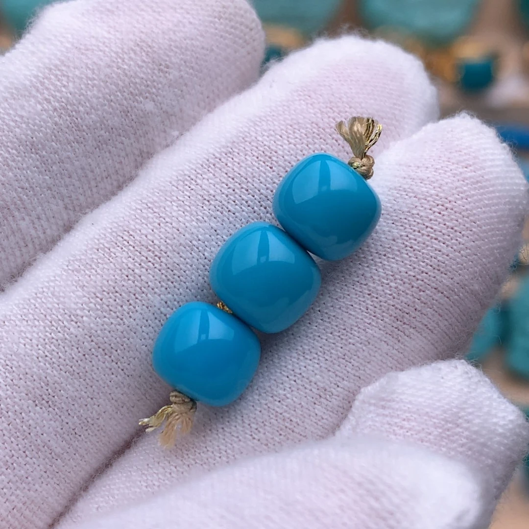 绿松石未镶嵌珠宝奇石8.5mm