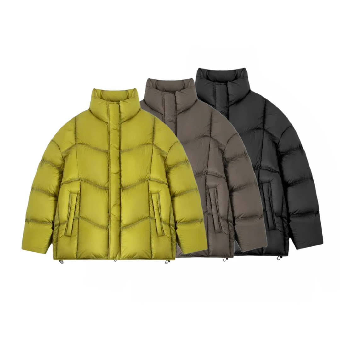 冬季90白鸭绒泡芙2.0立领羽绒服5576情侣