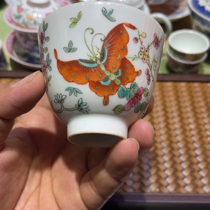 纯手精品盖碗茶杯