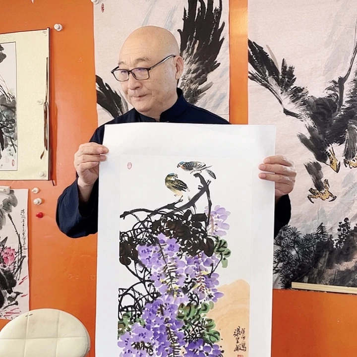 国画张圣敏先生纯手绘作品