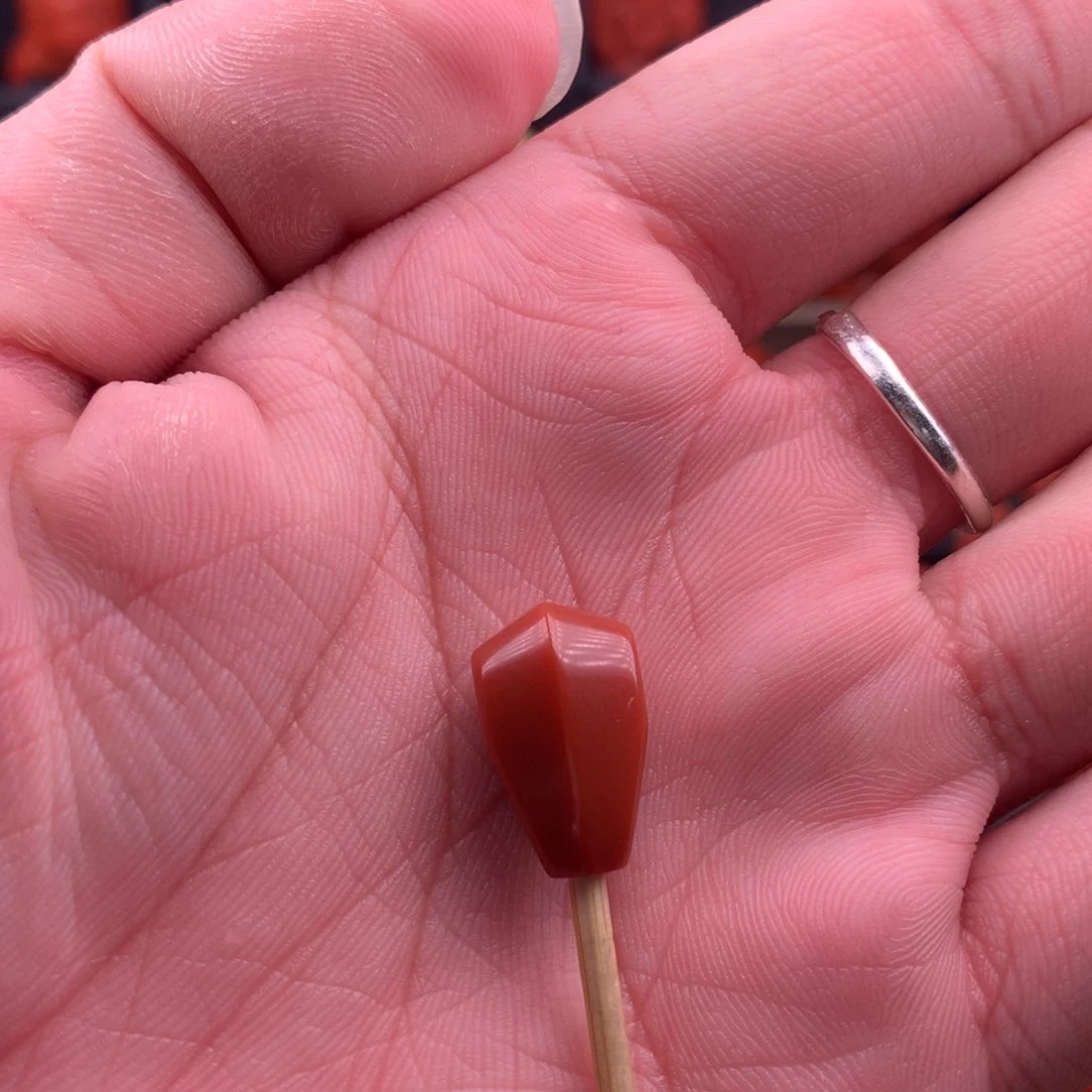 南红玛瑙鲨鱼背三通11未镶嵌