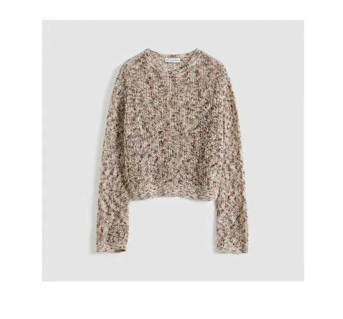 【现货】Short Sentence短句设计师品牌25新款彩色镂空套头针织衫