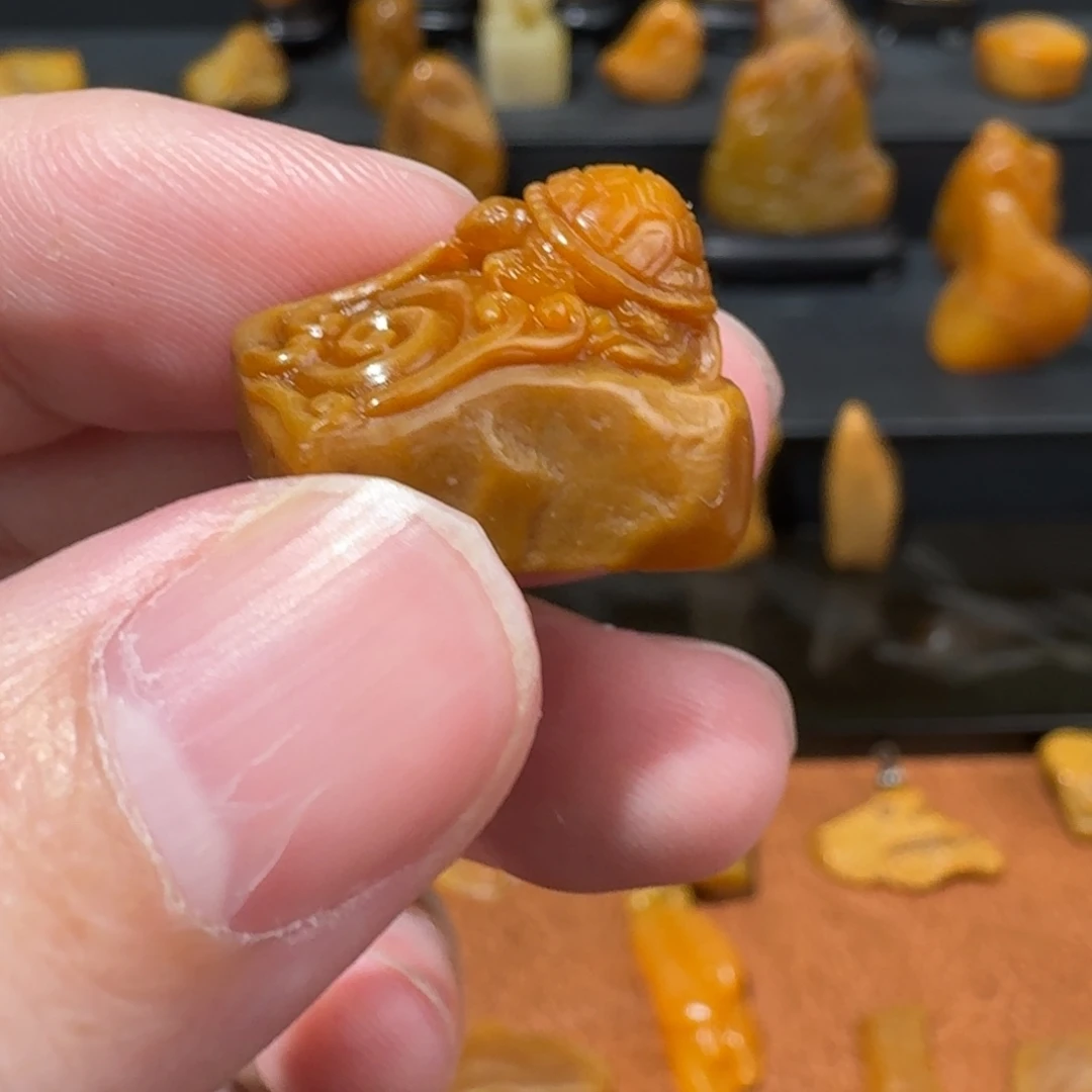 s***y印石寿山石田黄印章