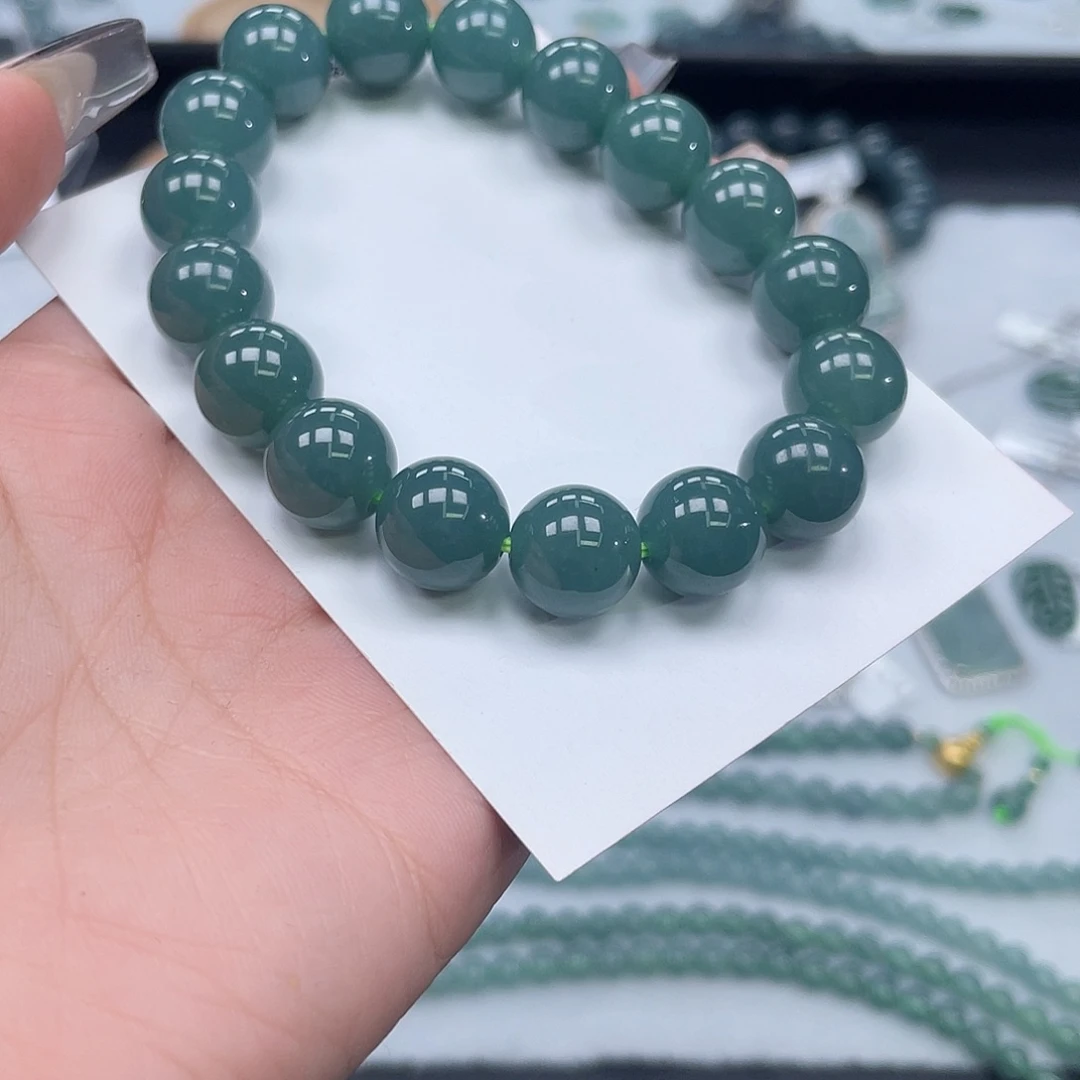 翡翠未镶嵌套链天然a货翡翠