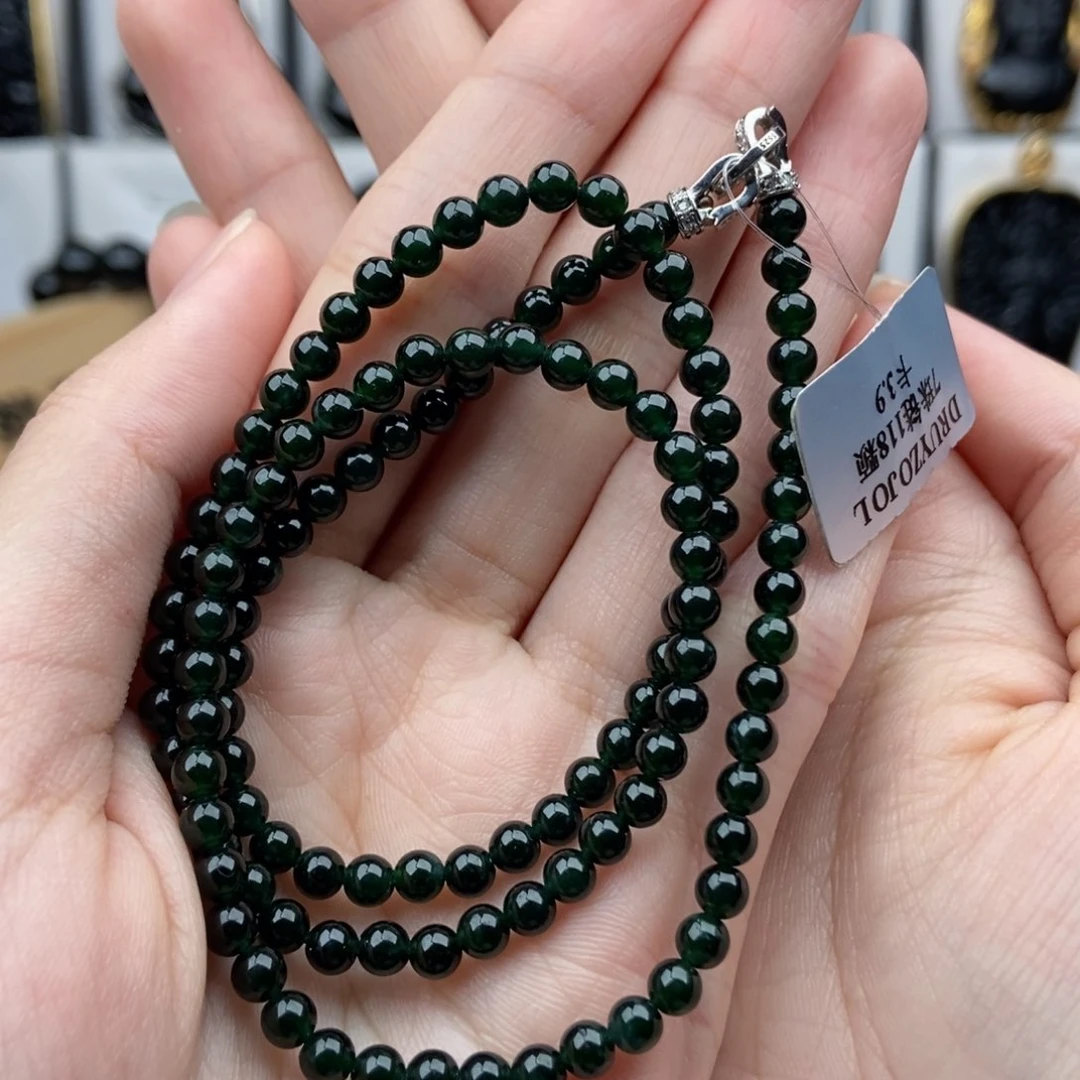 颈饰未镶嵌翡翠珠琏