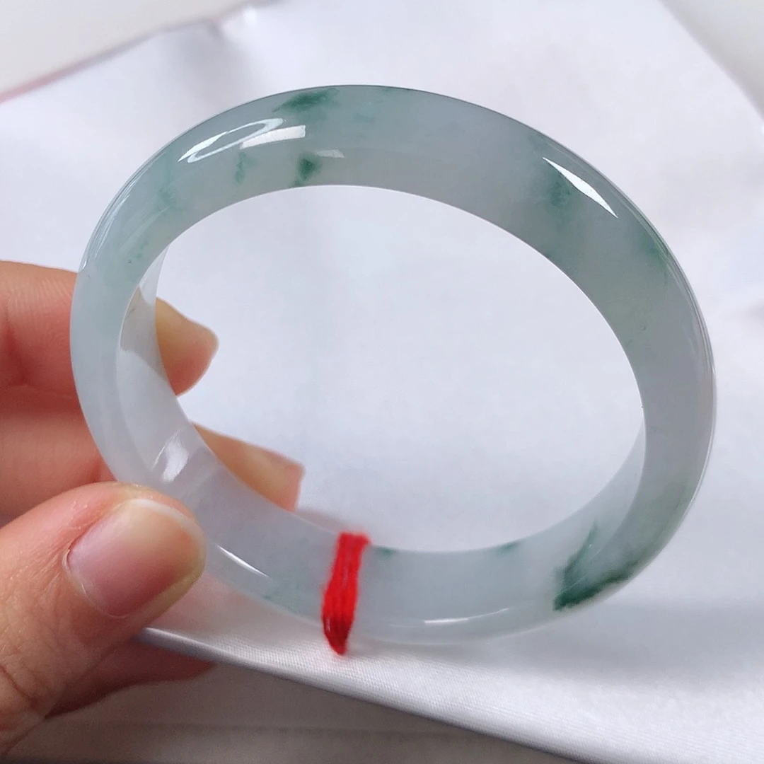 翡翠手镯未镶嵌 正圈①⑥③