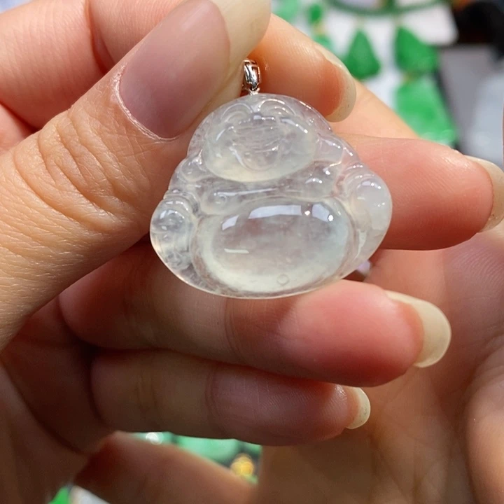 颈饰未镶嵌翡翠吊坠