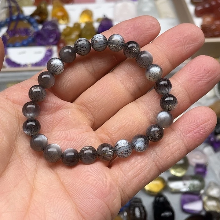 小***️未镶嵌颈饰水晶黑金