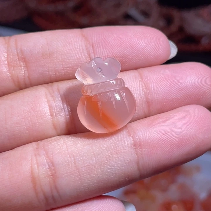 南红玛瑙未镶嵌福袋1574