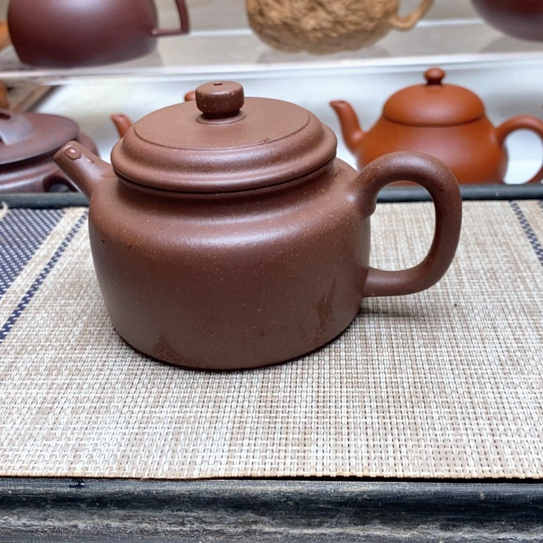 茶壶紫砂160毫升无添加四号老紫泥