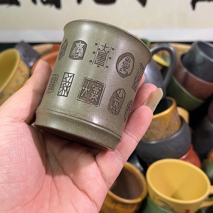 茶杯紫砂全手工紫砂主任杯