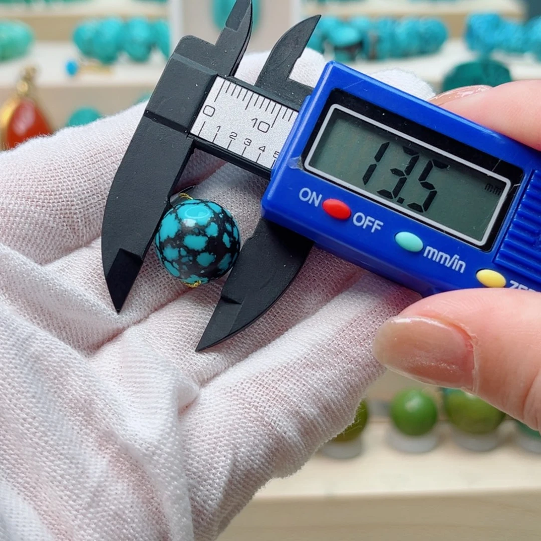 绿松石圆珠未镶嵌