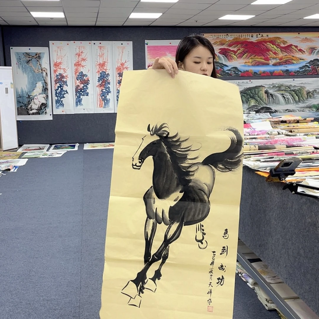 国画作品小姐姐放漏…