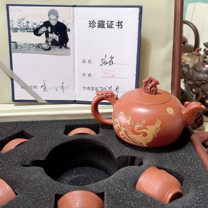 紫砂壶收藏起来了！