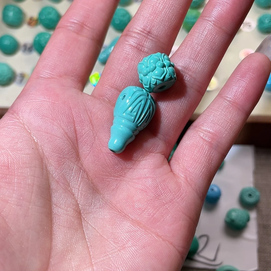 英***悔手工雕刻配饰配珠卡11+