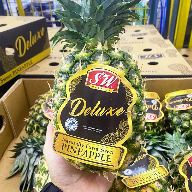 进口黑金凤梨 sw金菠萝一个3.2斤左右 (洗切请备注