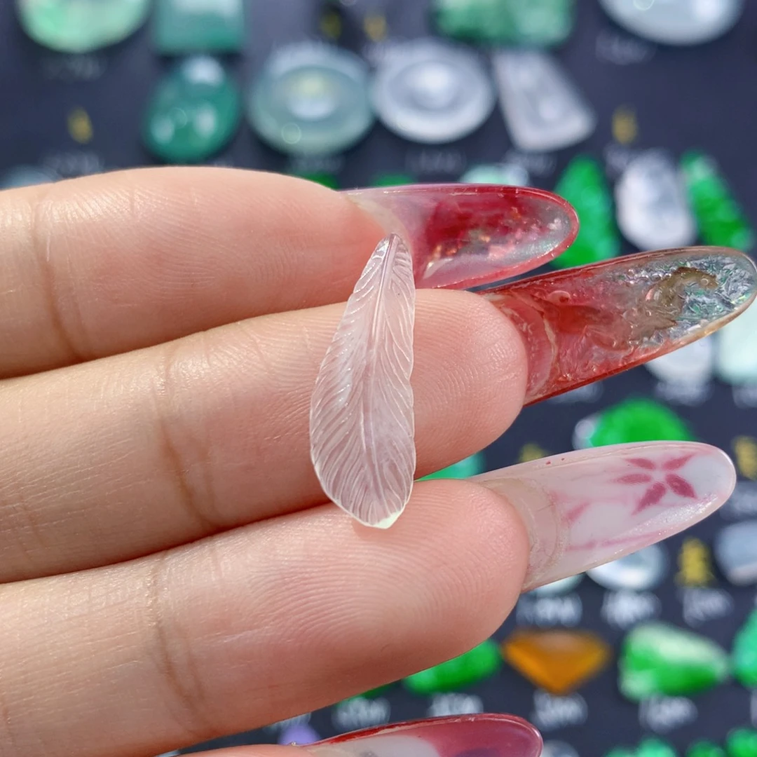 翡翠颈饰未镶嵌纯天然缅甸翡翠A货