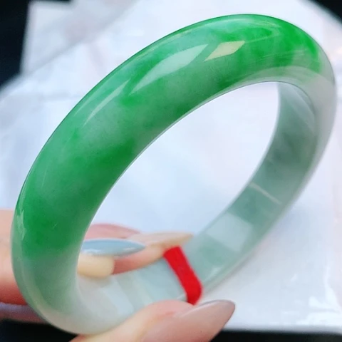 未镶嵌手镯翡翠57圈口882340