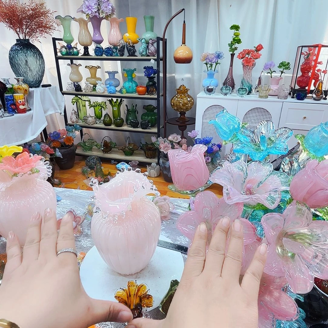 琉璃花瓶花器艺术品