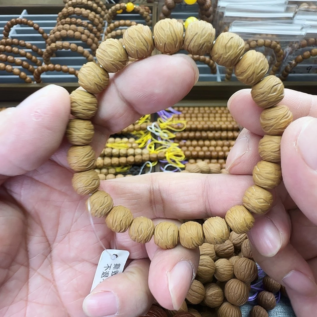 简***白猴头核桃手串精品猴头手串破茧