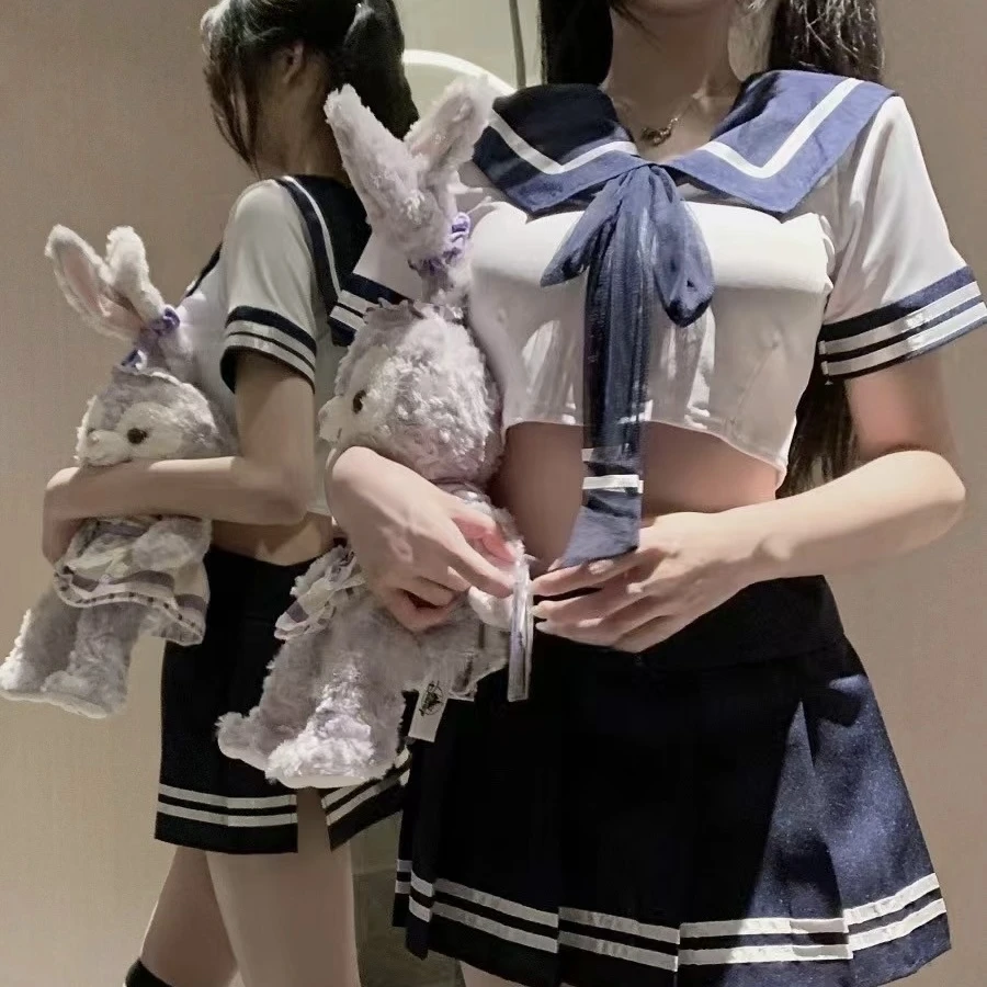 海军风水手服~甜美可爱百搭睡裙女