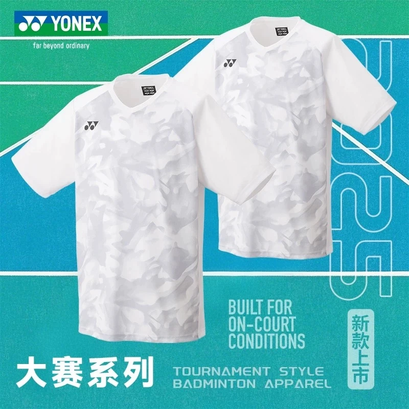 YONEX/尤尼克斯25年新款大赛系列羽毛球服 男女同款YM0033EX