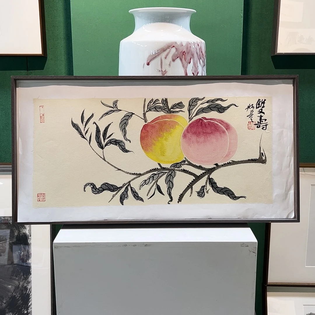 国画董亮带框精装裱福利