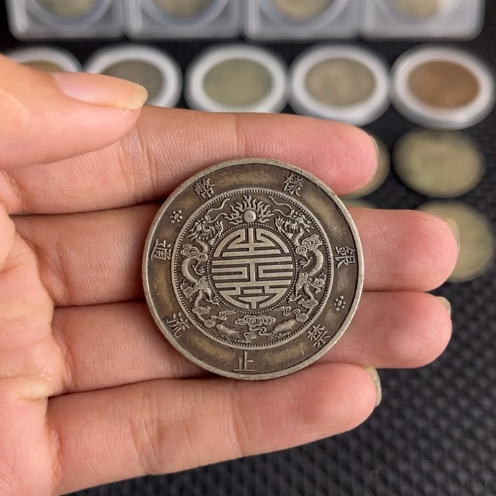 金属大头龙洋船洋工艺品