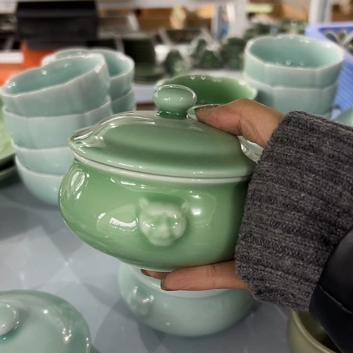 小米茶器龙泉青瓷
