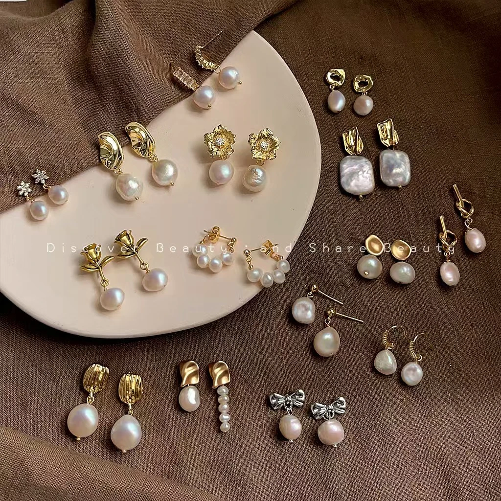 非金属仿珍珠耳饰 韵猫猫直播推荐-时尚潮流小可爱专有耳钉