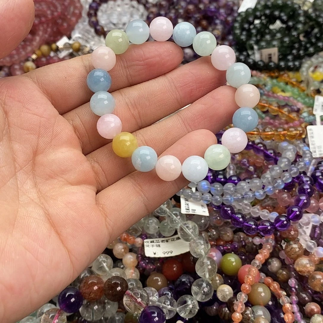海蓝宝石手链未镶嵌手链