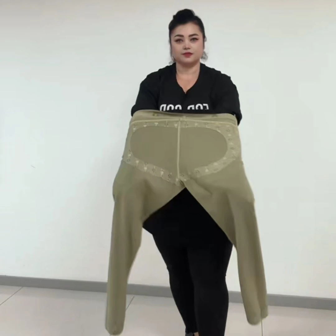 女士高腰提臀显瘦紧身芭比裤加绒 تىۋىتى با