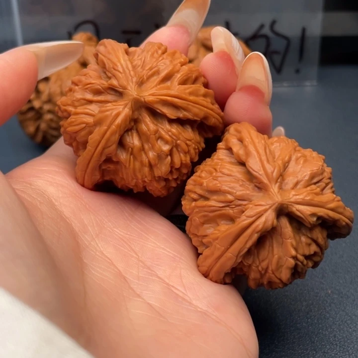 叶***叶吊坠文玩核桃白狮子