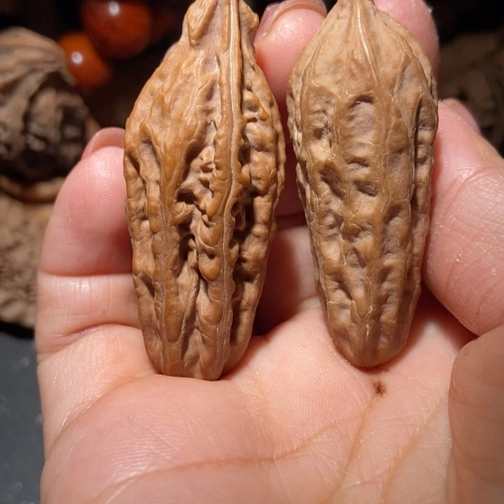 把件文玩核桃乌*拉东北楸子小雪12