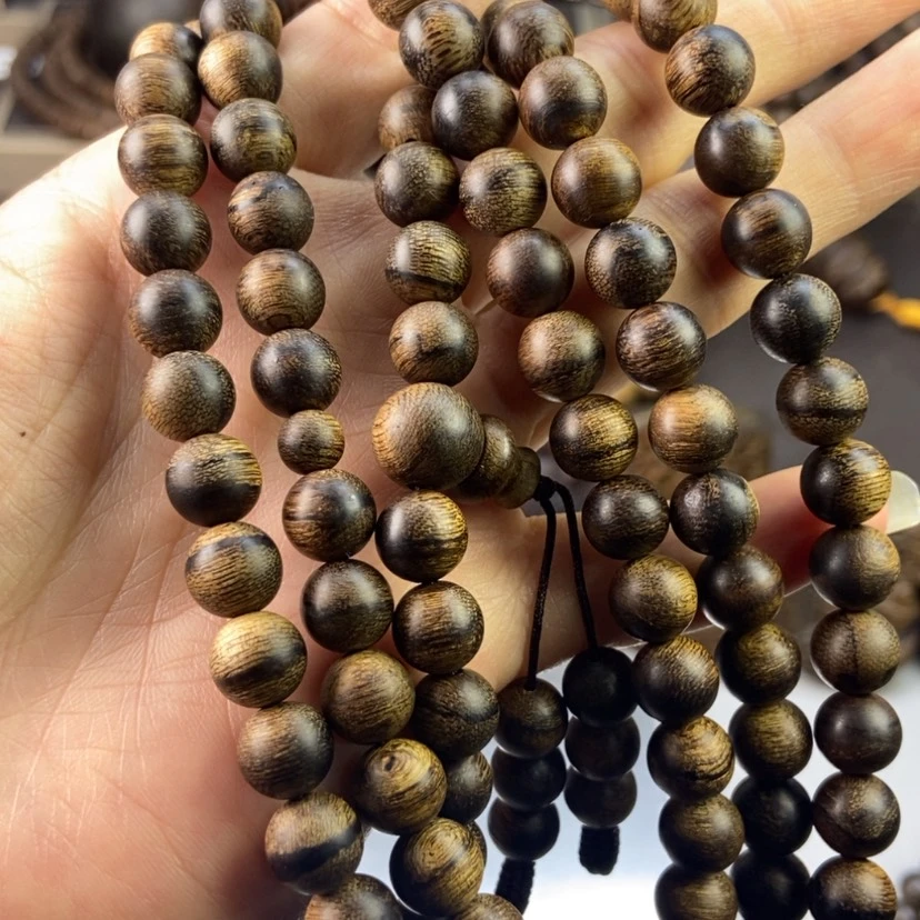 【闪购商品】沉香手串如***a越南芽庄留疤白棋