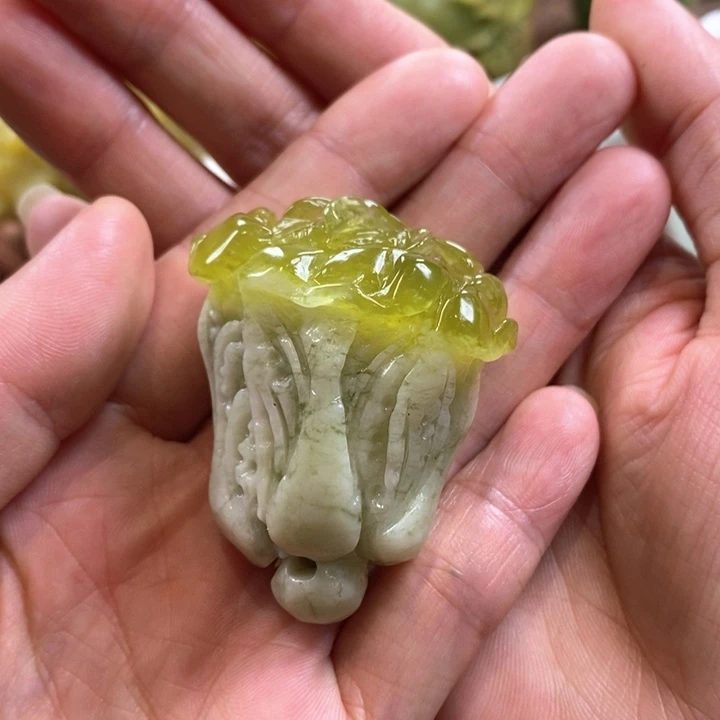 蛇纹石玉未镶嵌手把