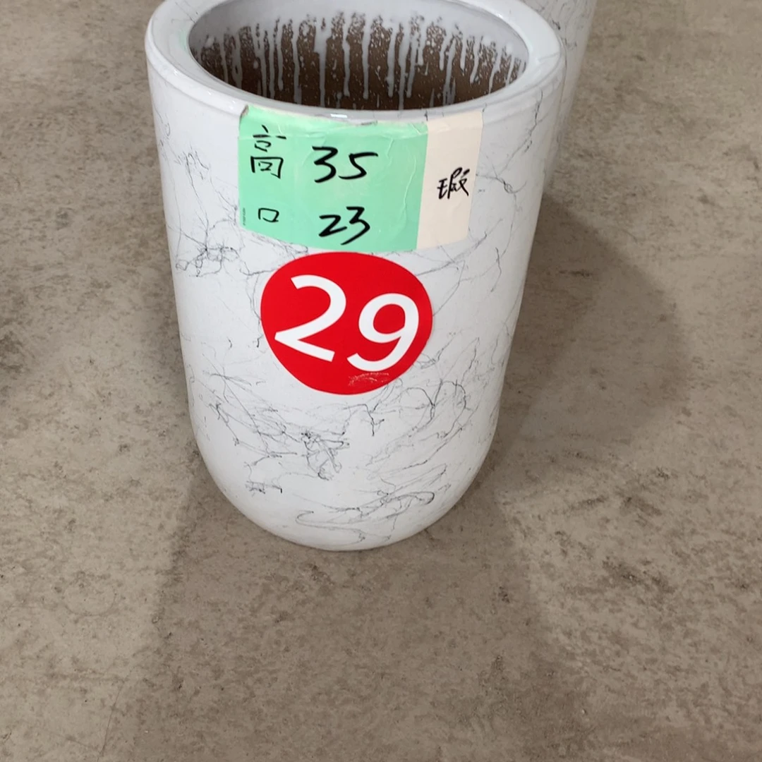 微瑕高温陶瓷花盆