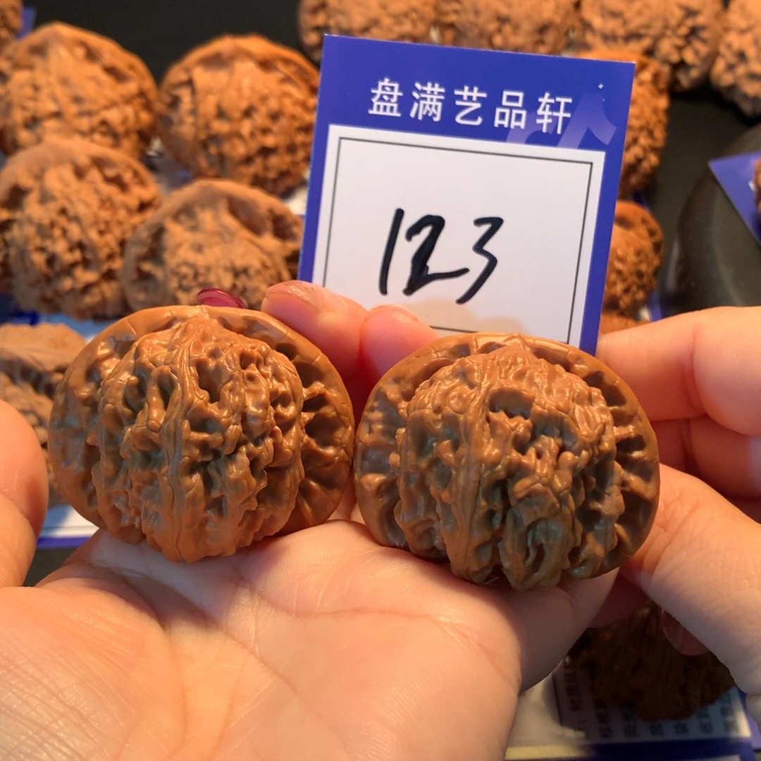 文玩核桃把件123白狮子4.6