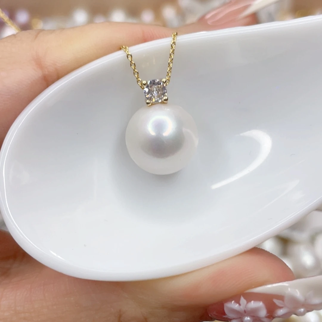 淡水珍珠未镶嵌吊坠(赠链)