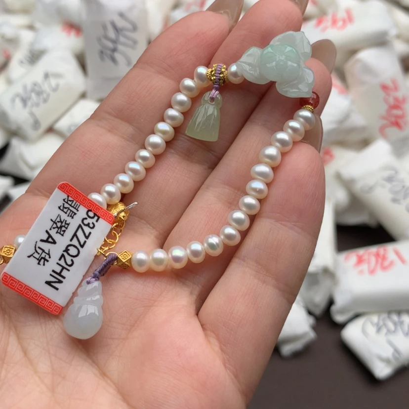 【闪购商品】翡翠手链银S925镶嵌一