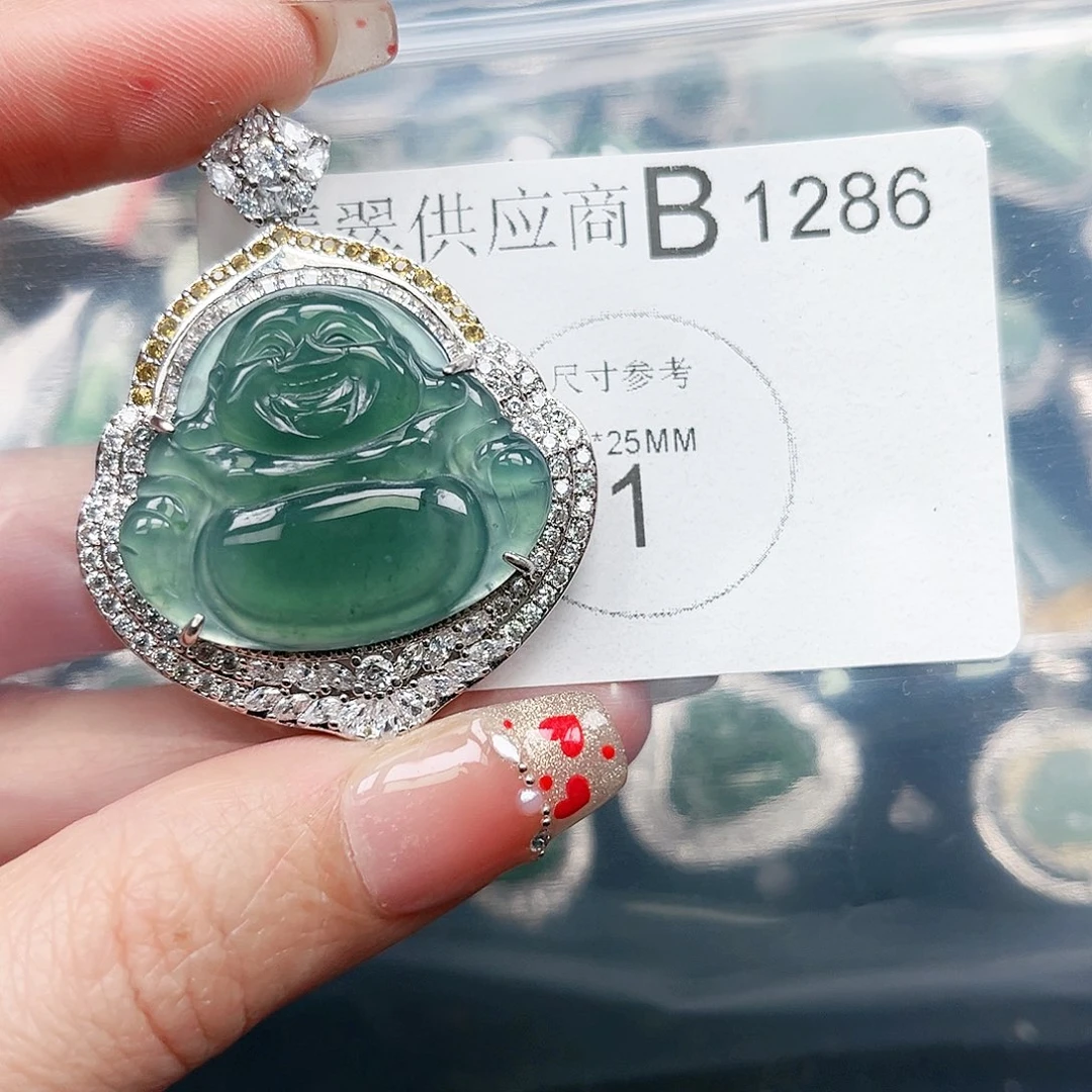 翡翠颈饰未镶嵌翡翠1286