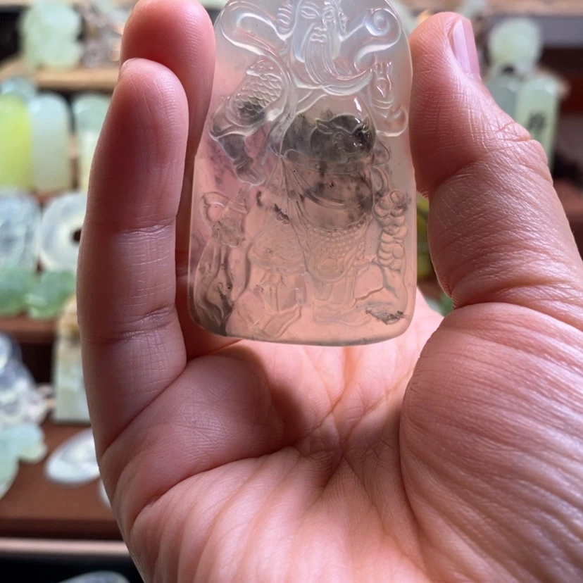 【闪购商品】蛇纹石玉未镶嵌颈饰