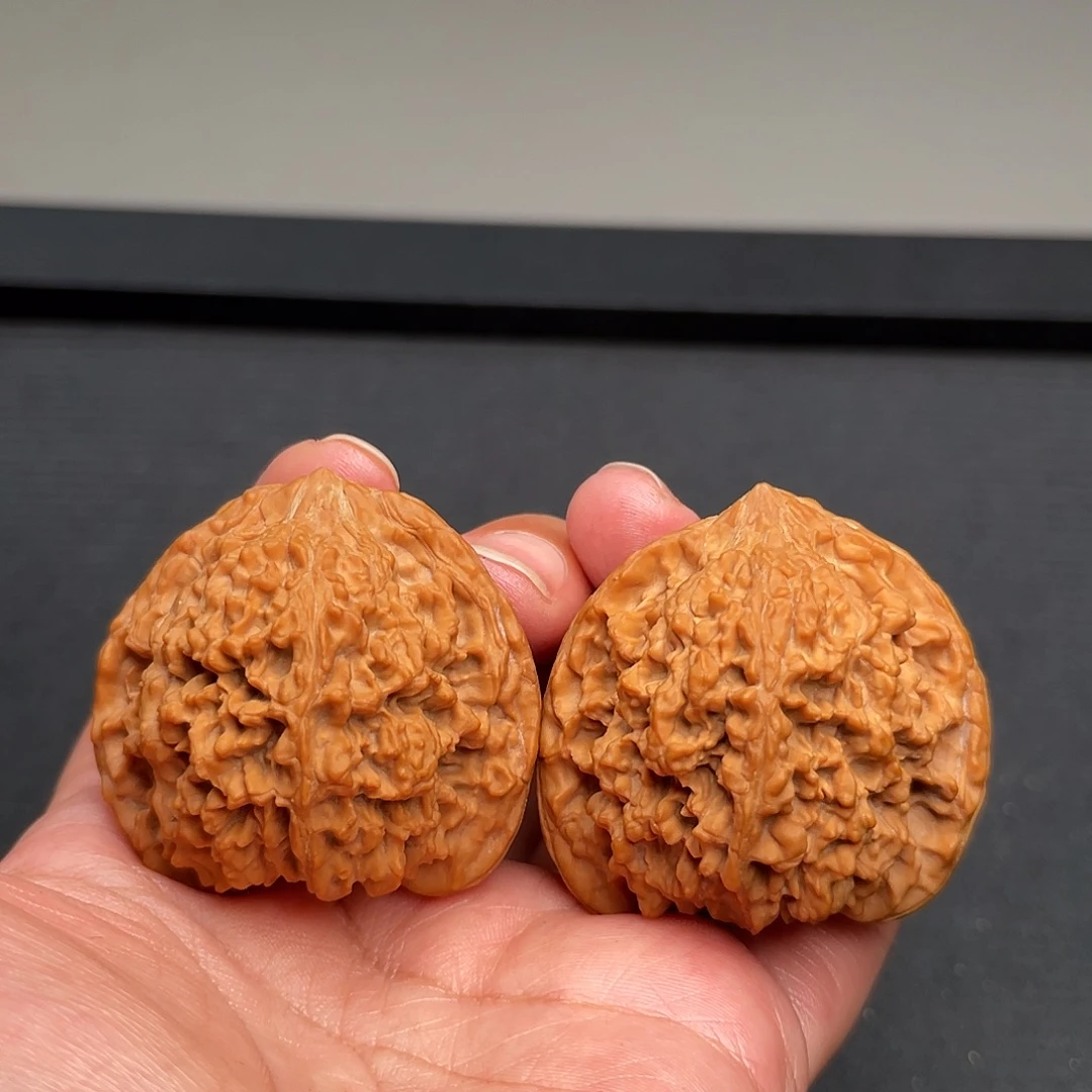 把件猴头核桃43×42全品头茬满天星百花山A472