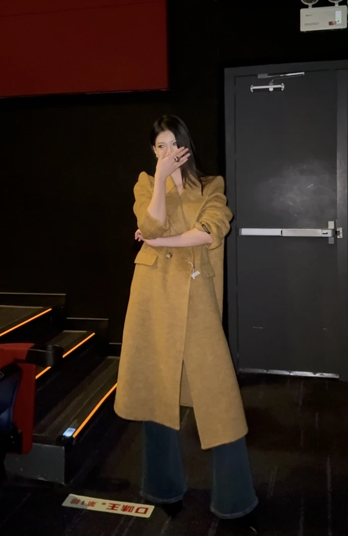 2025双面羊毛呢羊毛大衣女洋气质流行加长款高端时尚冬季加厚外套